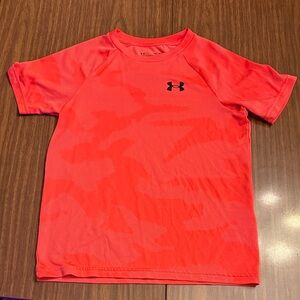 Under Armour Kids Bright Red Short Sleeve Tee